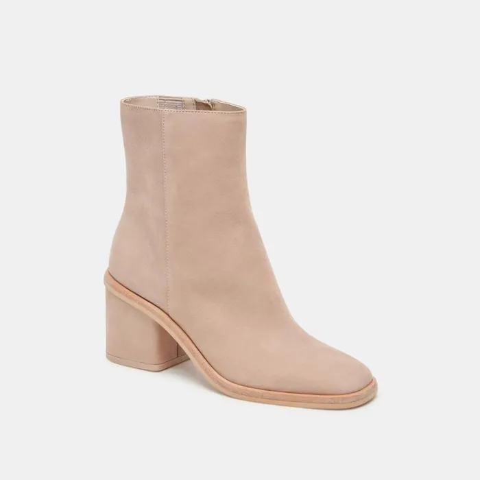 Boots and Booties Women Dolce Vita Dapper Booties Taupe Nubuck