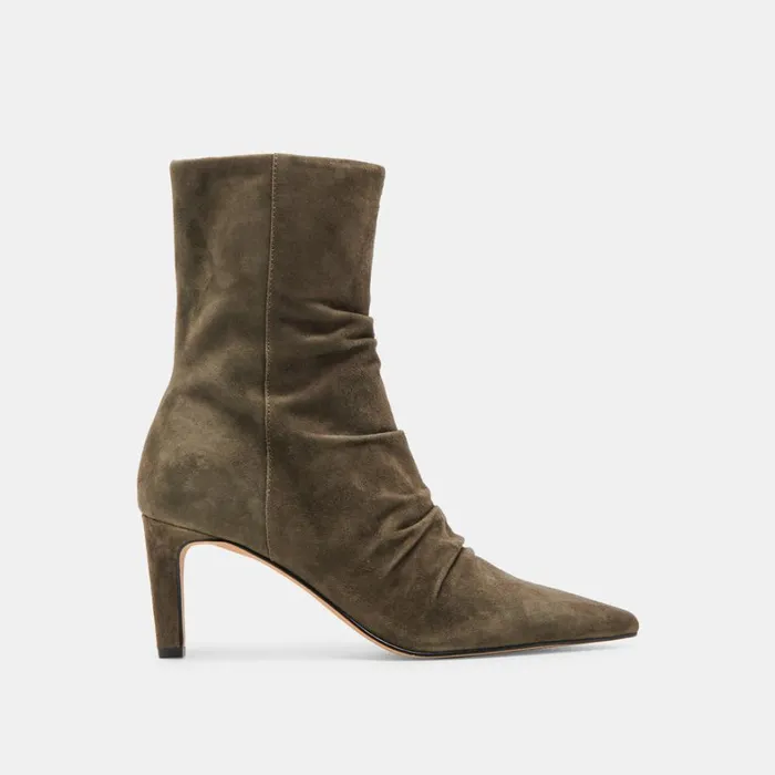 Boots and Booties Women Dolce Vita Fernly Wide Calf Boots Army Suede