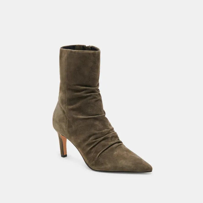Boots and Booties Women Dolce Vita Fernly Wide Calf Boots Army Suede