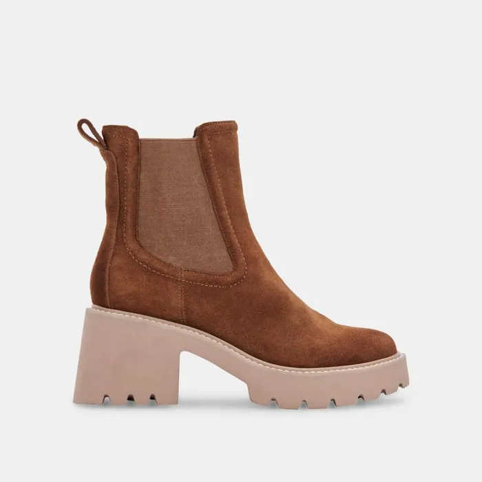 Boots and Booties Women Dolce Vita Hawk H20 Wide Booties Dk Brown Suede Dk Brown Suede H2o Boots and Booties Women Dolce Vita Hawk H20 Wide Booties Dk Brown Suede Dk Brown Suede H2o
