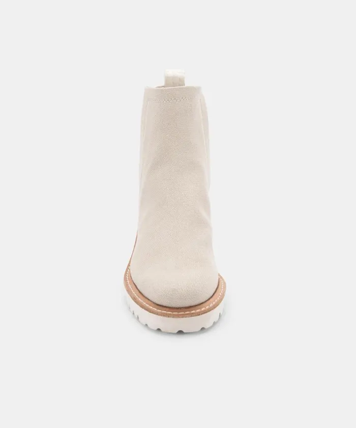 Boots and Booties Women Dolce Vita Huey Booties Sandstone Canvas