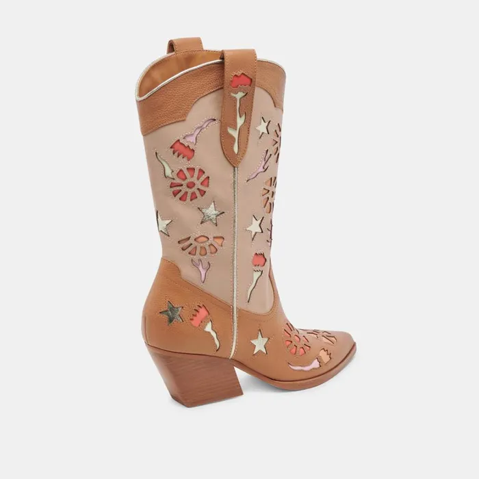 Boots and Booties Women Dolce Vita Lassie Boots Tan Multi Leather