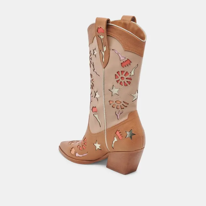 Boots and Booties Women Dolce Vita Lassie Boots Tan Multi Leather