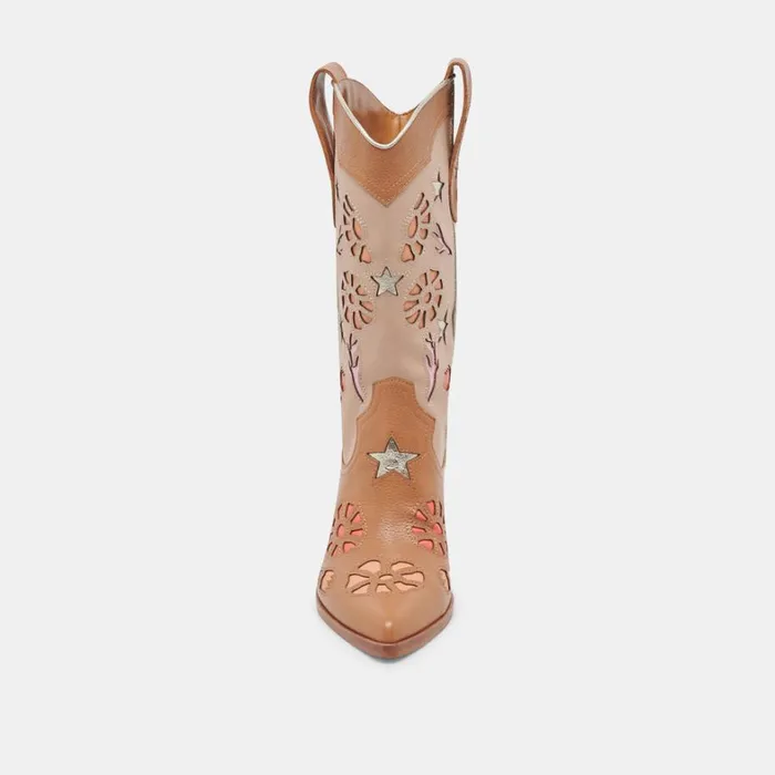 Boots and Booties Women Dolce Vita Lassie Boots Tan Multi Leather