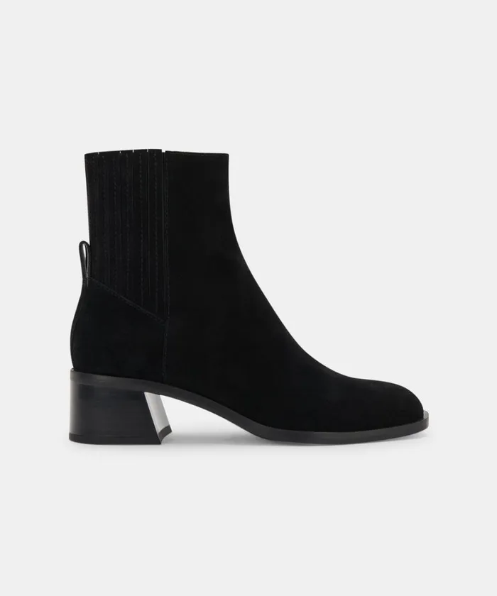 Boots and Booties Women Dolce Vita Layton Booties Black Suede