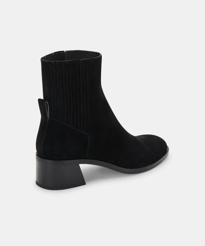 Boots and Booties Women Dolce Vita Layton Booties Black Suede