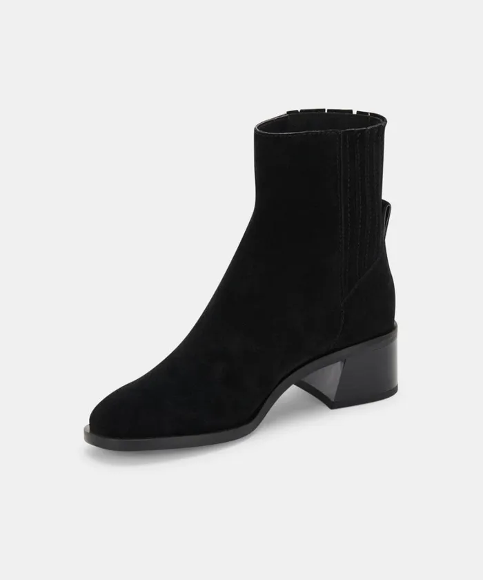 Boots and Booties Women Dolce Vita Layton Booties Black Suede