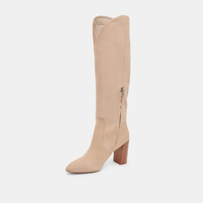 Boots and Booties Women Dolce Vita Nedi Boots Dune Nubuck