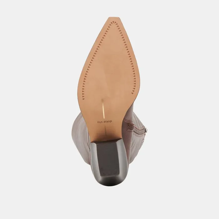 Boots and Booties Women Dolce Vita Raj Wide Calf Boots Chocolate Leather