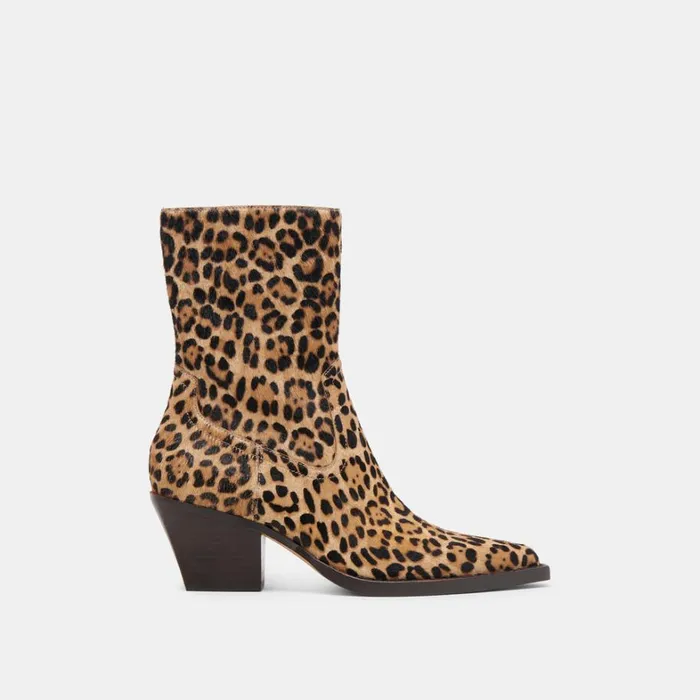 Boots and Booties Women Dolce Vita Rutger Boots Leopard Calf Hair