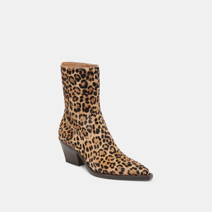 Boots and Booties Women Dolce Vita Rutger Boots Leopard Calf Hair