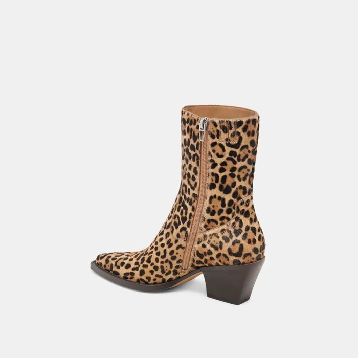 Boots and Booties Women Dolce Vita Rutger Boots Leopard Calf Hair