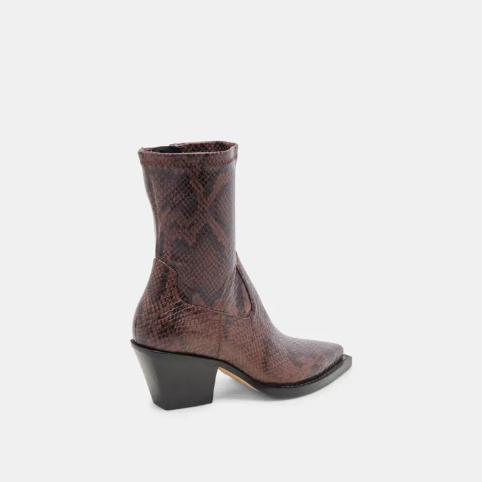 Boots and Booties Women Dolce Vita Rutger Wide Calf Boots Java Embossed Stella