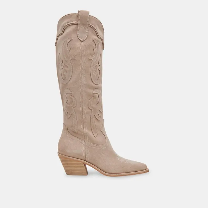 Boots and Booties Women Dolce Vita Samsin Boots Taupe Suede