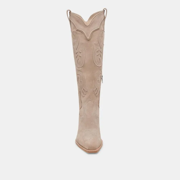 Boots and Booties Women Dolce Vita Samsin Boots Taupe Suede