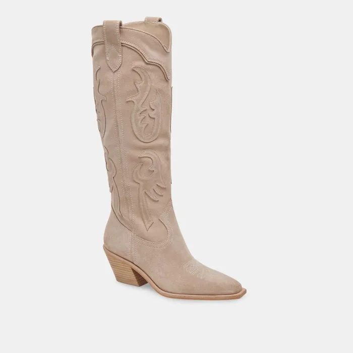 Boots and Booties Women Dolce Vita Samsin Boots Taupe Suede