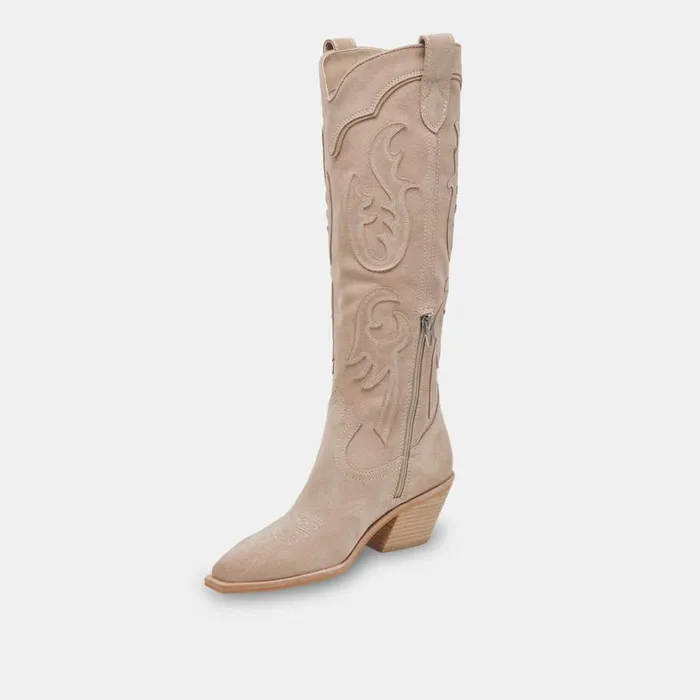 Boots and Booties Women Dolce Vita Samsin Boots Taupe Suede
