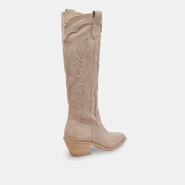 Boots and Booties Women Dolce Vita Samsin Boots Taupe Suede