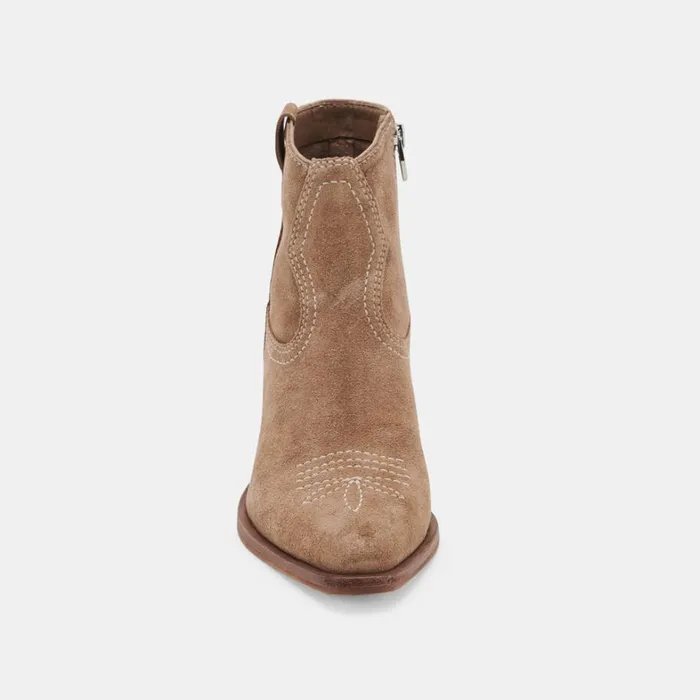 Boots and Booties Women Dolce Vita Silma Booties Truffle Suede