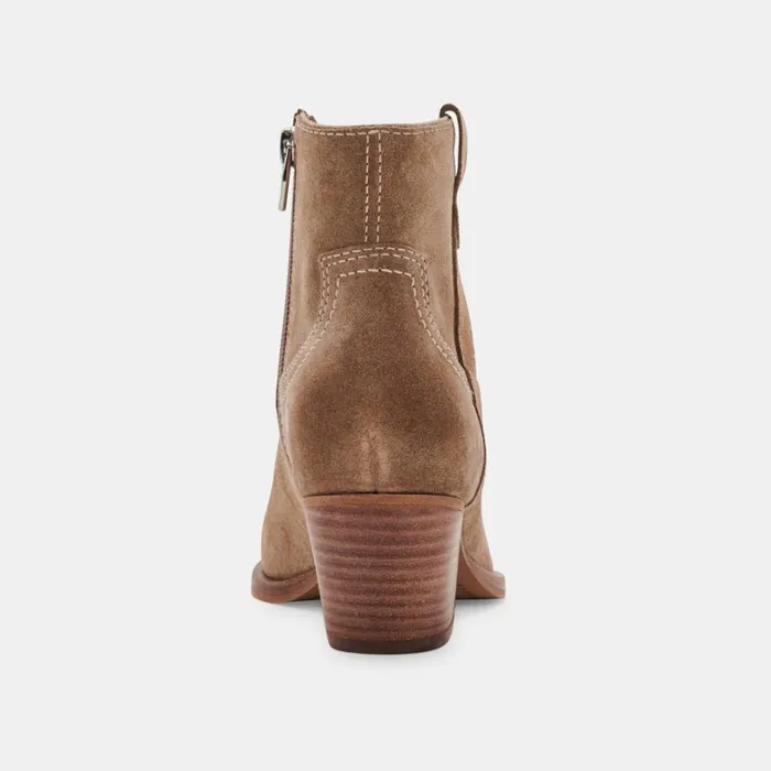 Boots and Booties Women Dolce Vita Silma Booties Truffle Suede
