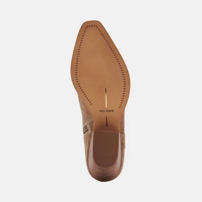 Boots and Booties Women Dolce Vita Silma Booties Truffle Suede