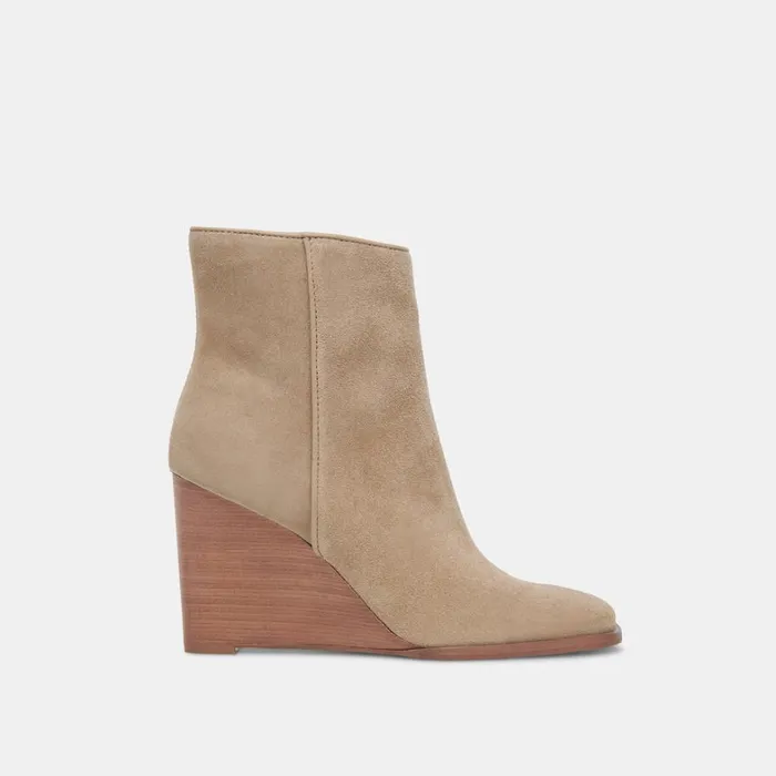 Boots and Booties Women Dolce Vita Susann Booties Almond Suede
