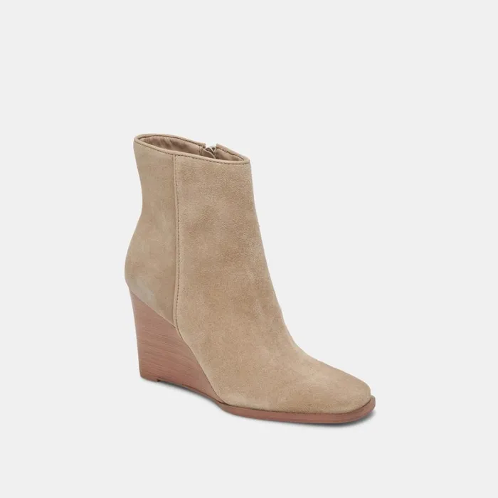 Boots and Booties Women Dolce Vita Susann Booties Almond Suede