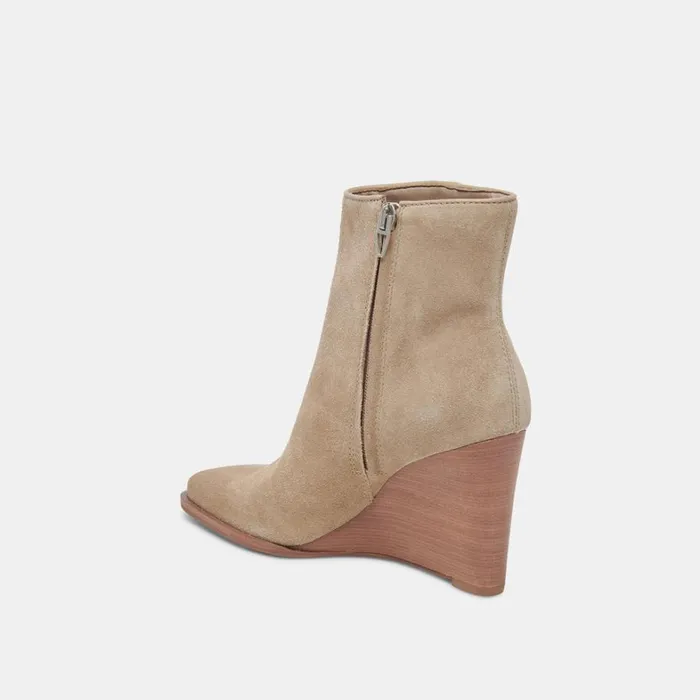 Boots and Booties Women Dolce Vita Susann Booties Almond Suede