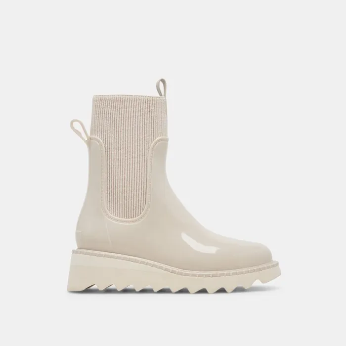 Boots and Booties Women Dolce Vita Tropic H2O Boots Ivory Patent Stella
