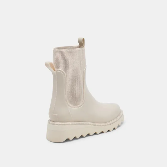 Boots and Booties Women Dolce Vita Tropic H2O Boots Ivory Patent Stella