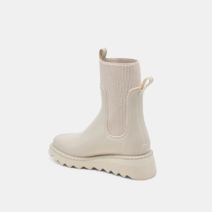 Boots and Booties Women Dolce Vita Tropic H2O Boots Ivory Patent Stella