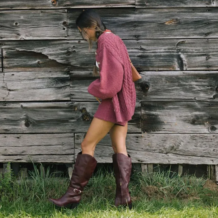 Boots and Booties Women Dolce Vita Tyrone Boots Cranberry Leather