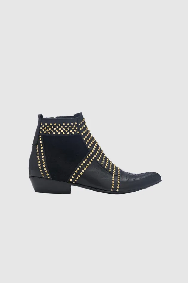 Boots Women ANINE BING Charlie Boots With Gold Studs ANINE BING