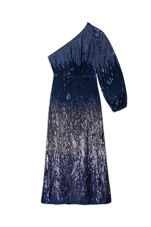 Bradshaw Blue Ombre Sequin Women RIXO Dresses Bradshaw Blue Ombre Sequin Women RIXO Dresses
