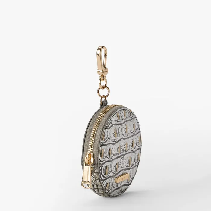 Brahmin Clip Ons and Keychains Circle Coin Purse Chrome Melbourne 8211 Women Brahmin Clip Ons and Keychains Circle Coin Purse Chrome Melbourne 8211 Women