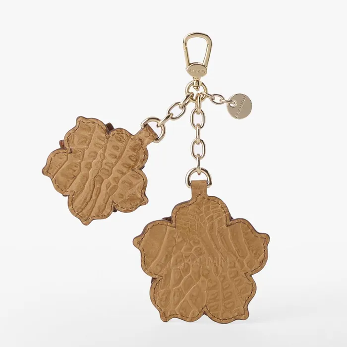 Brahmin Clip Ons and Keychains Flower Duo Natural Flashback 8211 Women Brahmin Clip Ons and Keychains Flower Duo Natural Flashback 8211 Women