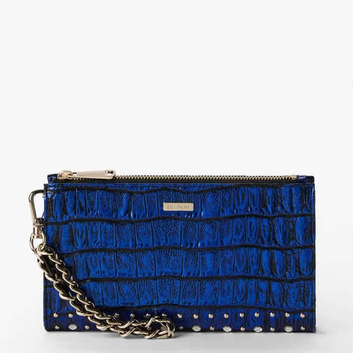 Brahmin Clutches Daisy Vibrant Azure Grandeur 8211 Women