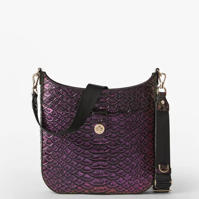 Brahmin Crossbodies Leia Passion Purple Excelsior 8211 Women