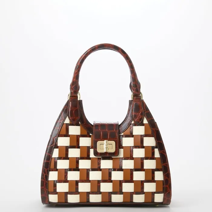 Brahmin Satchels Adrian Pecan Edgewater 8211 Women