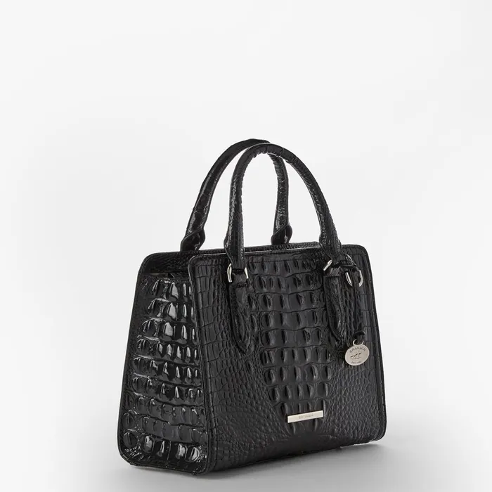 Brahmin Satchels Cami Black Melbourne Silver Hardware 8211 Women Brahmin Satchels Cami Black Melbourne Silver Hardware 8211 Women