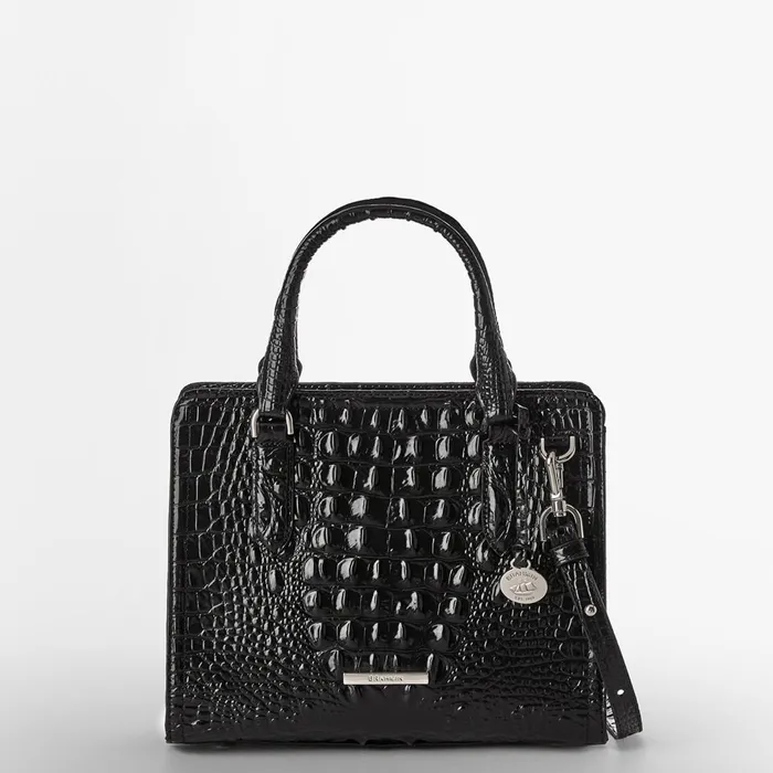 Brahmin Satchels Cami Black Melbourne Silver Hardware 8211 Women Brahmin Satchels Cami Black Melbourne Silver Hardware 8211 Women