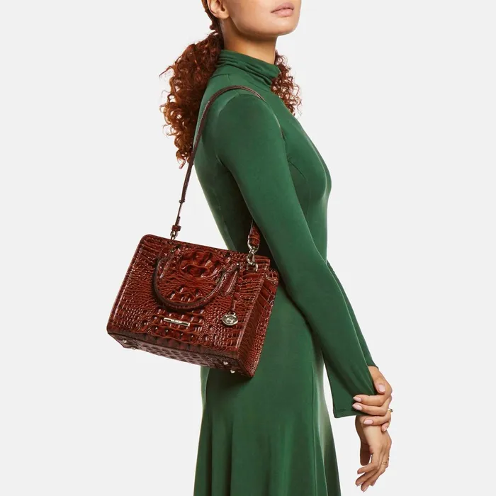 Brahmin Satchels Cami Evergreen Ombre 8211 Women Brahmin Satchels Cami Evergreen Ombre 8211 Women