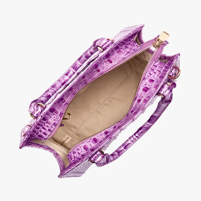 Brahmin Satchels Cami Lilac Essence 8211 Women Brahmin Satchels Cami Lilac Essence 8211 Women