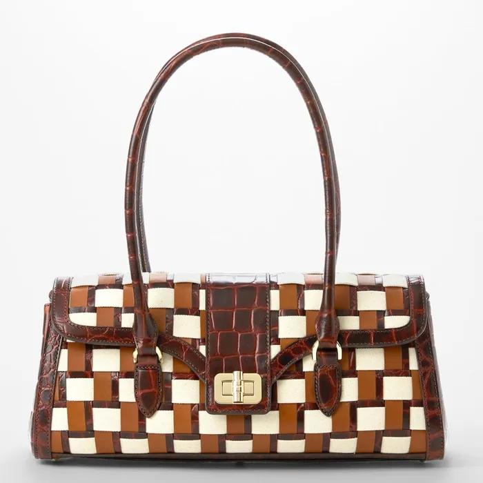 Brahmin Satchels Dayan Pecan Edgewater 8211 Women