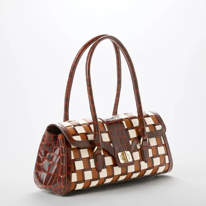 Brahmin Satchels Dayan Pecan Edgewater 8211 Women Brahmin Satchels Dayan Pecan Edgewater 8211 Women