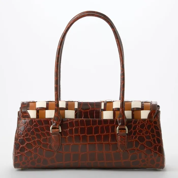 Brahmin Satchels Dayan Pecan Edgewater 8211 Women Brahmin Satchels Dayan Pecan Edgewater 8211 Women