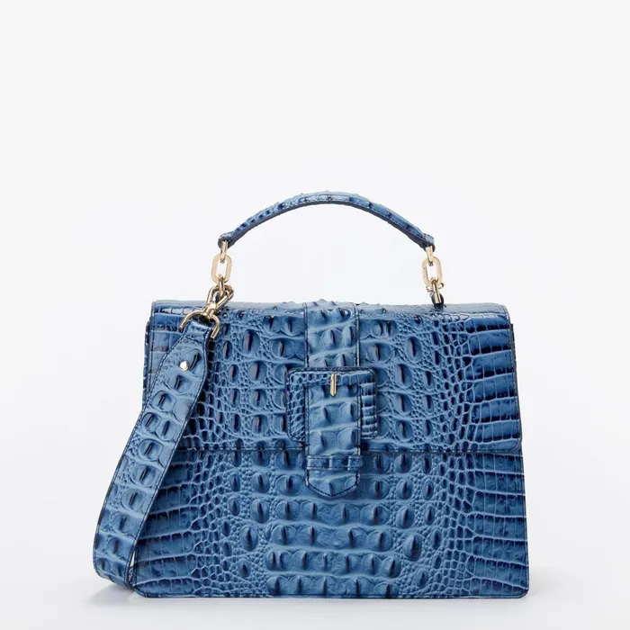 Brahmin Satchels Hallie Blue Serenade Melbourne 8211 Women