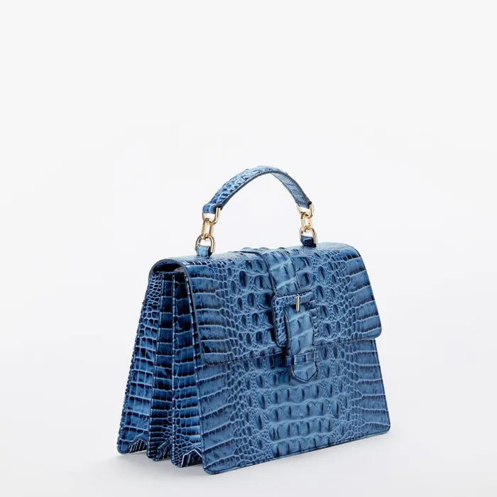 Brahmin Satchels Hallie Blue Serenade Melbourne 8211 Women Brahmin Satchels Hallie Blue Serenade Melbourne 8211 Women