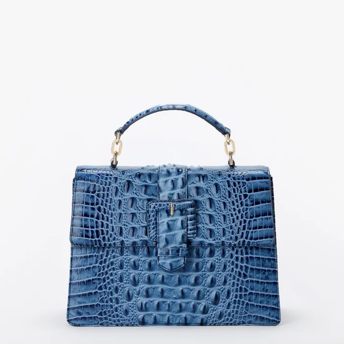Brahmin Satchels Hallie Blue Serenade Melbourne 8211 Women Brahmin Satchels Hallie Blue Serenade Melbourne 8211 Women