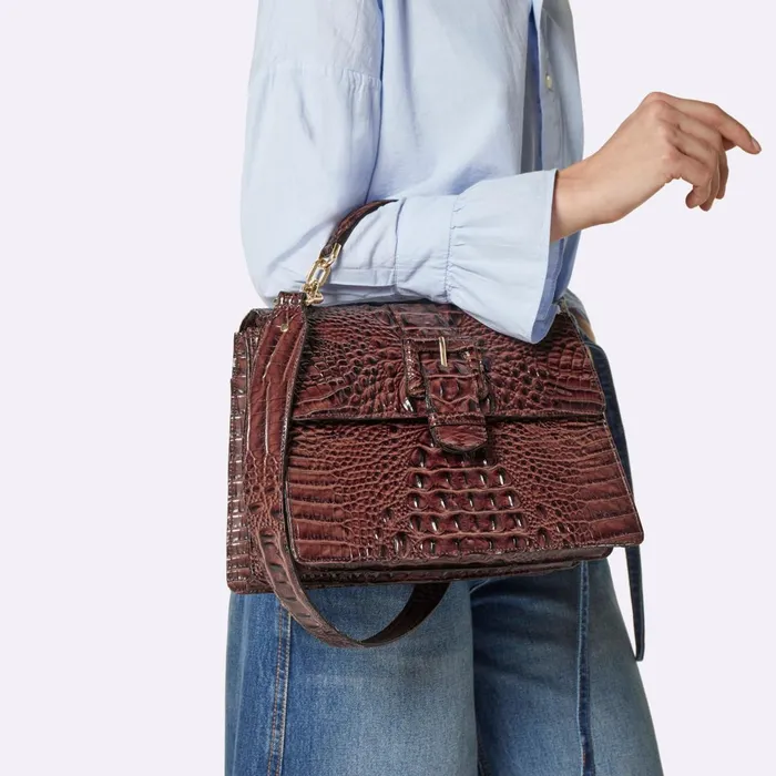 Brahmin Satchels Hallie Blue Serenade Melbourne 8211 Women Brahmin Satchels Hallie Blue Serenade Melbourne 8211 Women